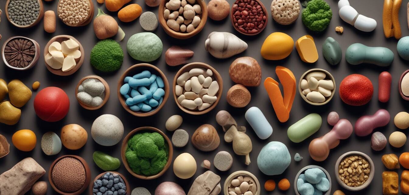 Selection of vitamin and mineral supplements